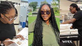 Canada living 🇨🇦: Braiding my hair myself |  Night shift housekeeping | Reality of an Int'l student by Chiagoziem Ezeigwe 760 views 6 months ago 19 minutes