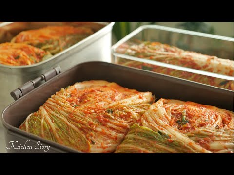 គីមឈី [Napa Cabbage Kimchi]ម្ហូបកូរ៉េ[Kitchen Story]