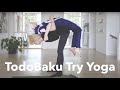 TodoBaku do yoga - Team building exercise (BNHA skit)