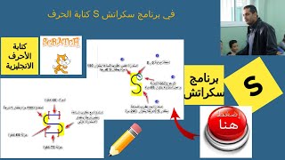 كتابة الحروف الانجليزية في برنامج سكراتش