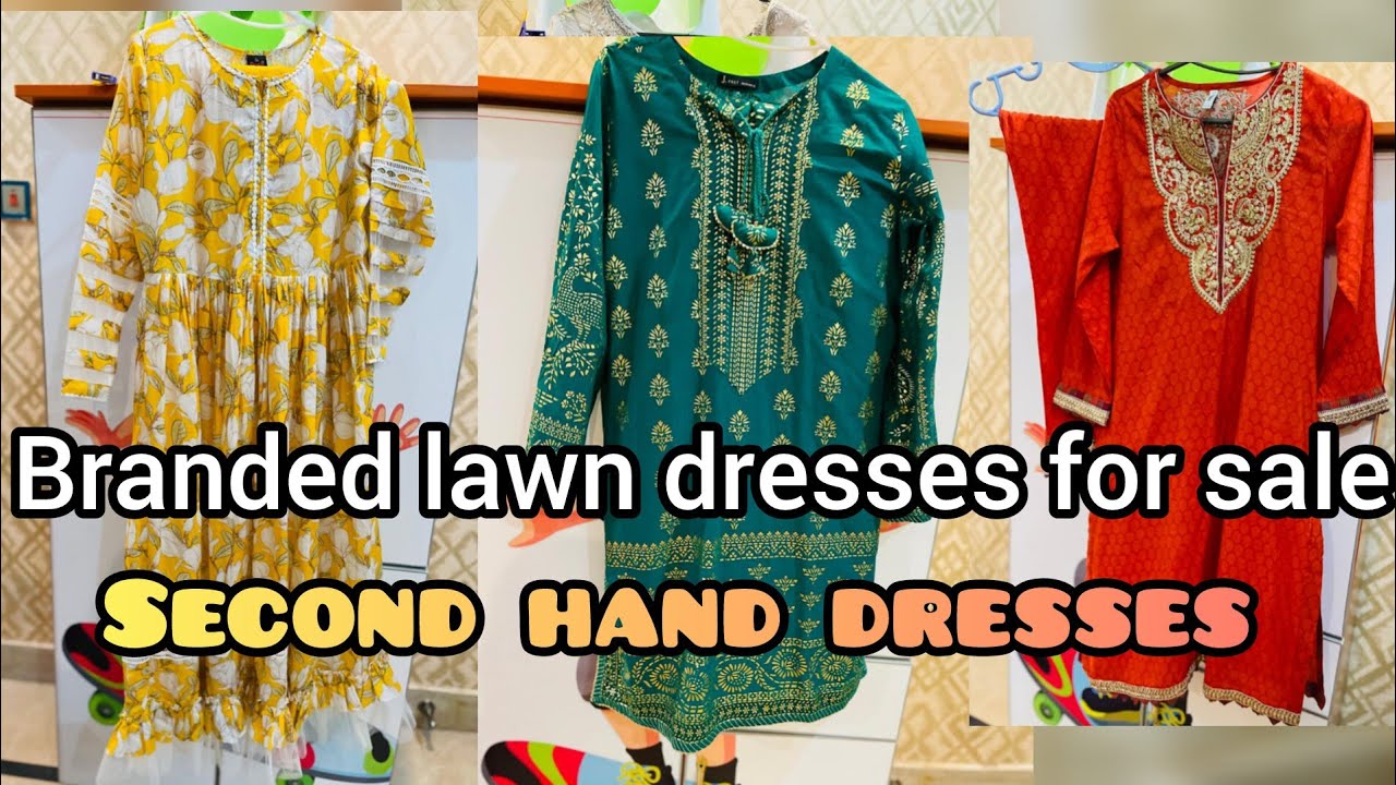 Second hand dresses for sale in Pakistan Preloved beautiful fancy and