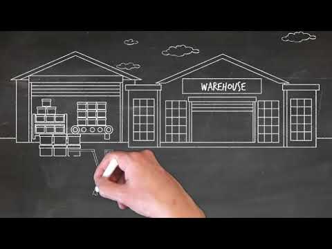 Chalk And Black Board Animation Forklift Lorry Warehouse Sketch Youtube