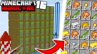 I Built the BEST Automatic Farms in Minecraft Hardcore!