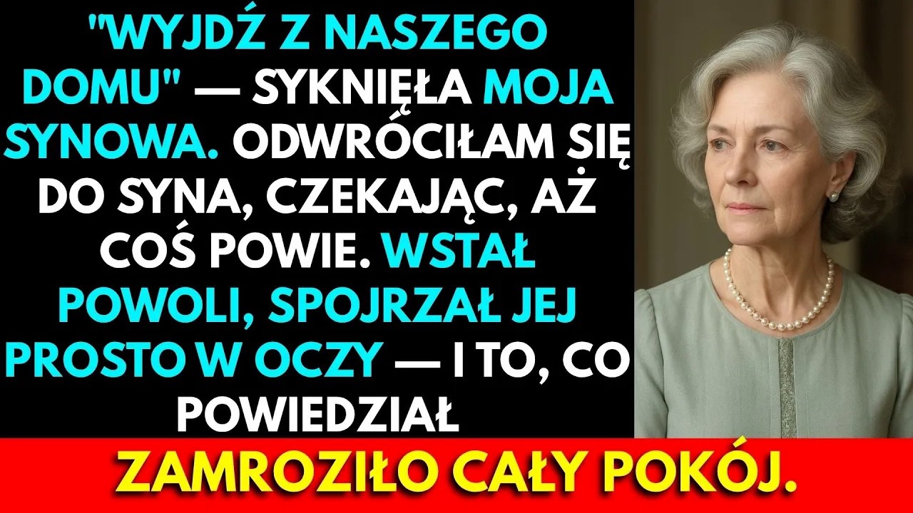 Stałam w drzwiach kuchni, ściskając w dłoni niezadresowaną kartkę urodzinową, gdy Katarzyna syknęła: „Musisz już iść”. Cisza przecięła powietrze, a ja spojrzałam na Piotra, który zawsze udawał, że...