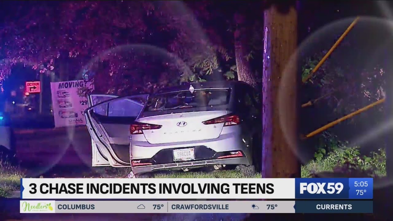 3 teens arrested after early morning chase involving stolen Kia - YouTube