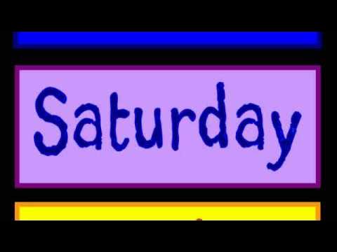 Days of the Week Song for Kids, English for Kids