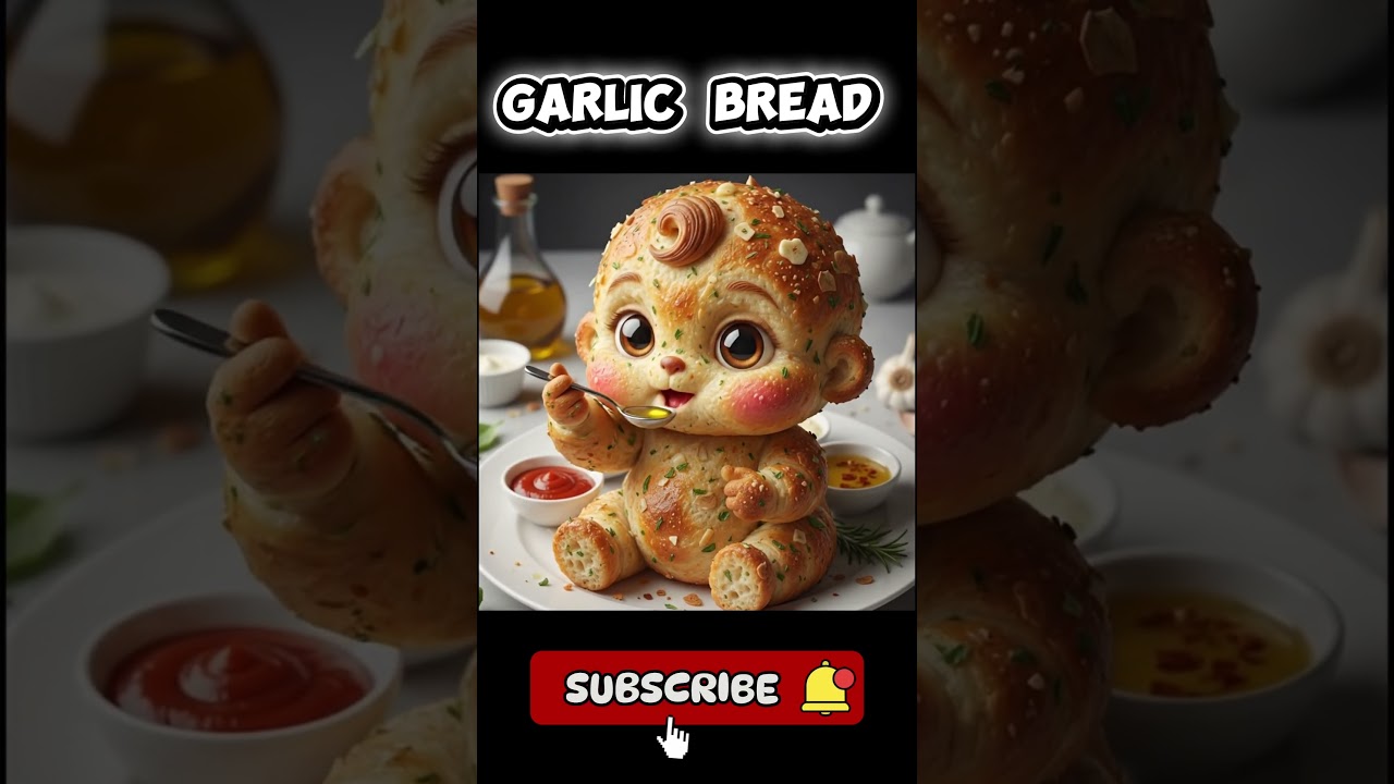 Garlic Bread 🥪 eating 