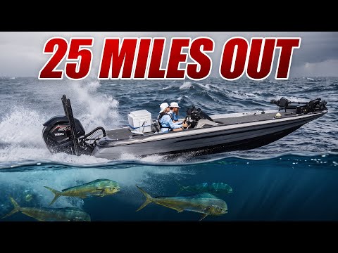 We Caught Mahi on My BASS BOAT!!!