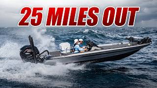 We Took a BASS BOAT 25 Miles in the Ocean...