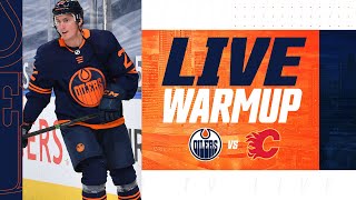 ARCHIVE | Pre-Game Warmup - Oilers vs Flames