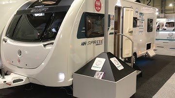 Sprite Super Quattro FB 2018 8 foot wide 6 berth touring caravan.at North Western Caravans £21035.