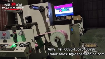 6 Color Label Flexo Printing Machine Stack Tower Type from DABA