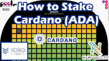 How to stake or delegate your ADA to  Cardano staking pool