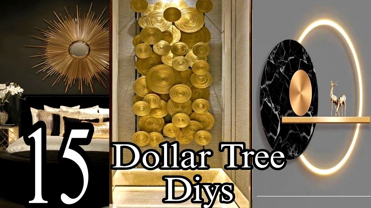 DOLLAR TREE HIGH END HOME DECOR | Affordable decoration in budget | Craft Angel