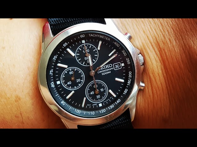 How to reset (recalibrate) the hands on a chronograph watch Seiko
