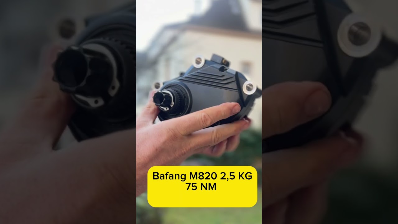 New E-Light MTB Motor, Bafang M820 2,5 KG with 75 Nm 
