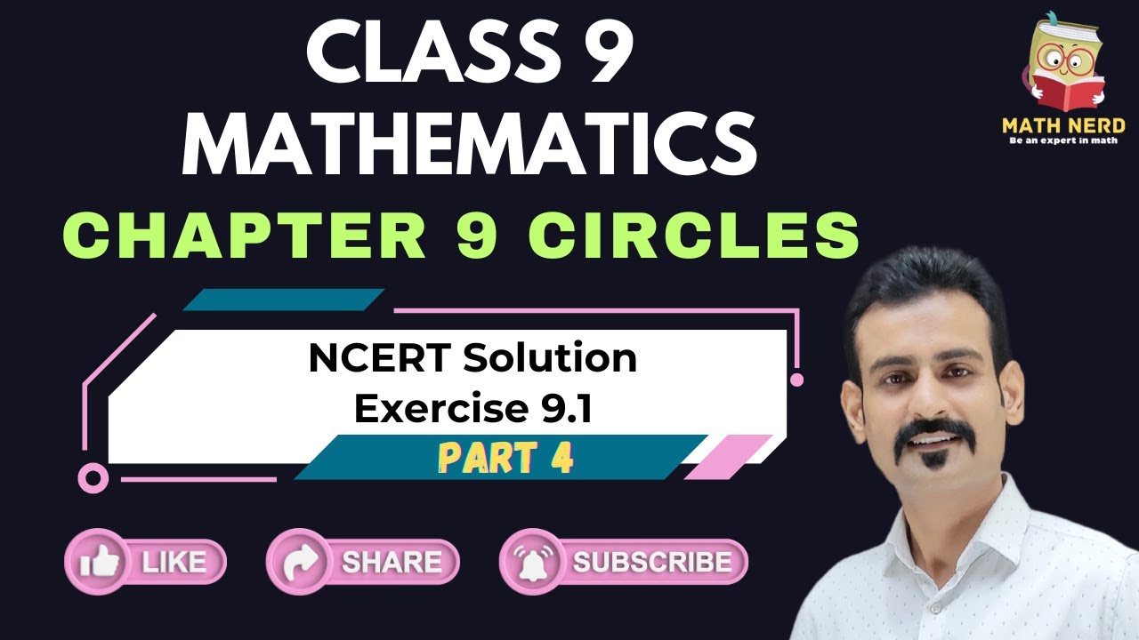 Ch 9 Circles | Class 9 | CBSE Maths | ncert solution ex 9.1 | Chapter 9 ...