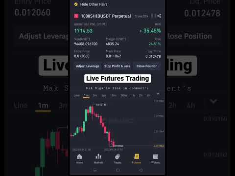 Live Trading Profit   Binance Futures Trading #shorts #crypto