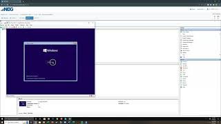 NetLab+ Installing Windows 10