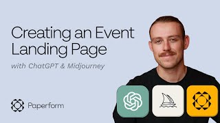 Building an Event Landing Page with AI Tools (ChatGPT & Midjourney)