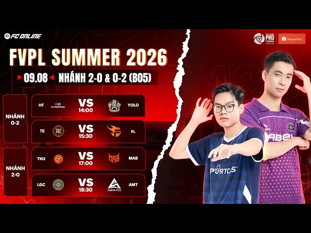 [NHÁNH 0-2 & 2-0] KING OF SWISS DẦN LỘ DIỆN, FL HẾT ĐƯỜNG LUI | FVPL SUMMER 2026 – SWISS STAGE 09/08
