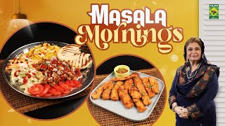 Halal Guys Chicken Gyro U0026 Tandoori Chicken Fingers  Shireen Anwar  Masala Mornings  Masala Tv