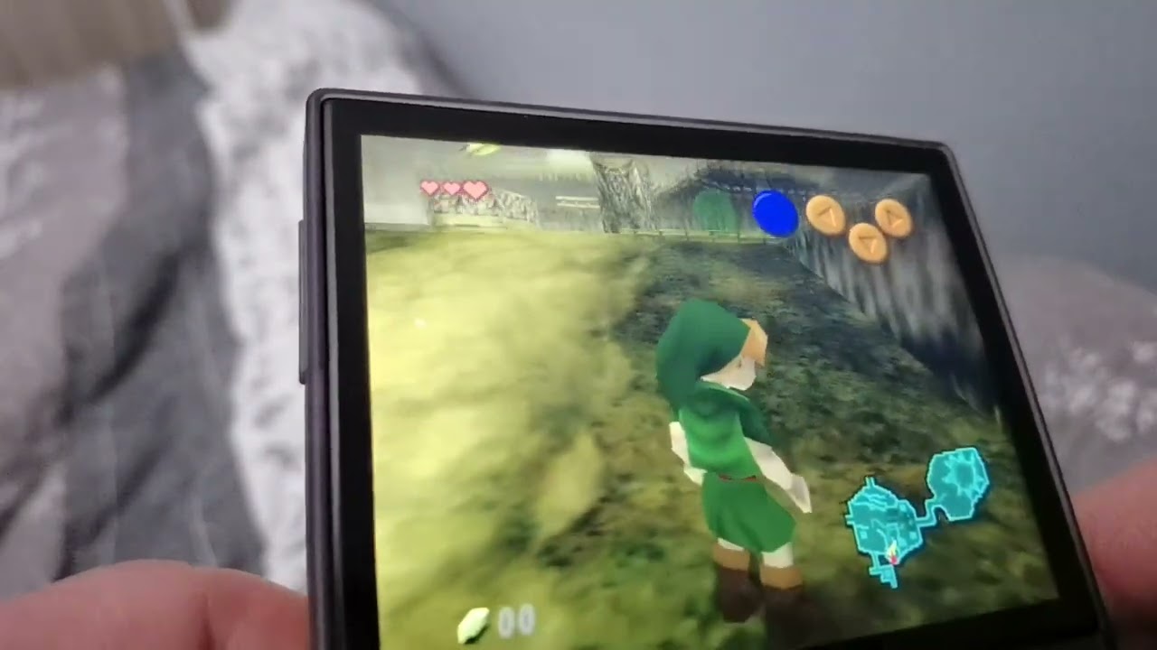 RG35XX N64 Legend of Zelda Ocarina of Time Batocera 0.8.1 - YouTube