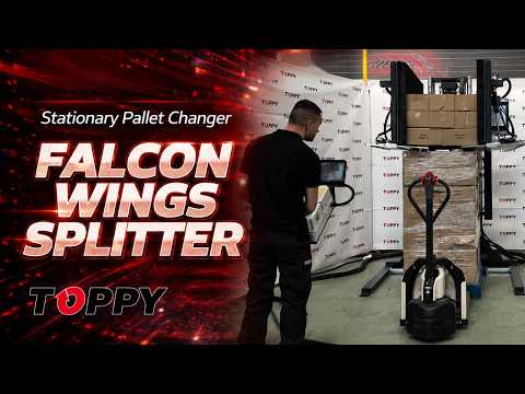Load Splitting and Pallet Changing Operation with FALCON WINGS ⚡