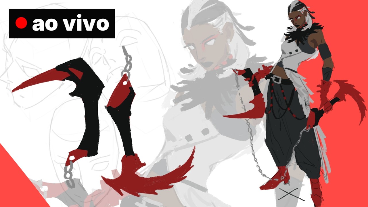 desenhando, papeando e fazendo concept