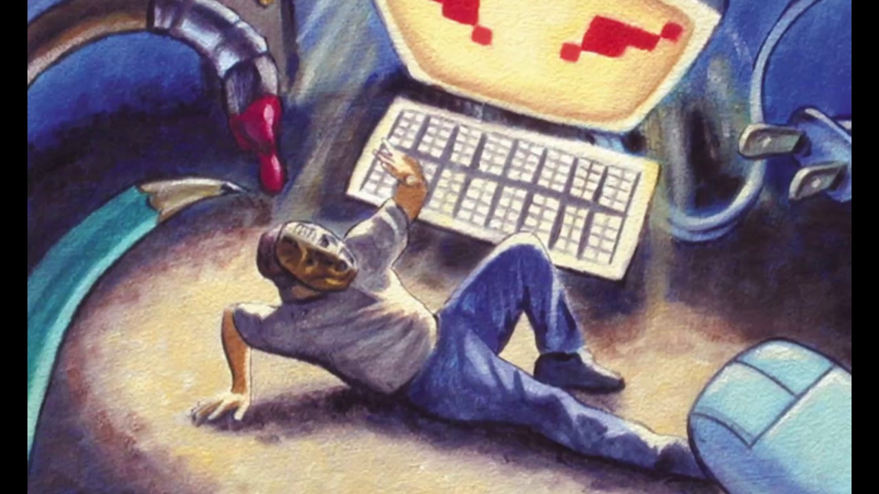 Картинка компьютер злой