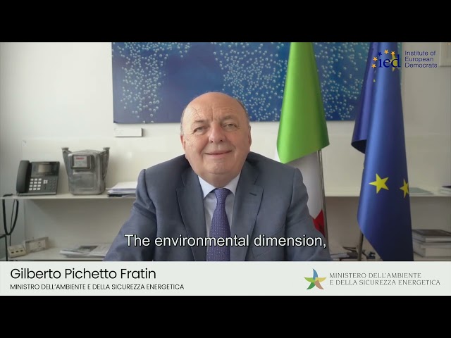 Messaggio Gilberto Pichetto Fratin