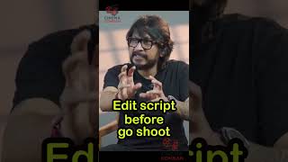 Edit your script for shoot #filmmaking #tamilshorts #interview #tamilcinema #edit #masterclass