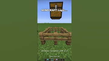 Minecraft Big Dripleaf and Zombie Logic? #minecraft