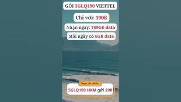 Danh Sách Các Gói Cước 5G Viettel Giá Rẻ Mới Nhất - Chỉ Từ 5K/Ngày, Tốc Độ 5G Khủng!  #trend