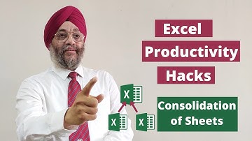Excel Productivity Hacks- Consolidate | Manmeet Singh Mehta