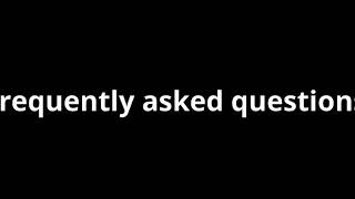 what is the meaning of frequently asked questions