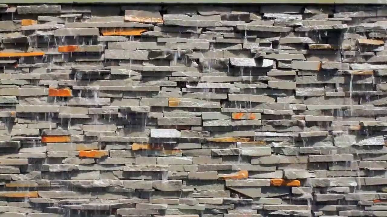 Успокаивающий Водопад Стена. Расслабляющий вода Звуки. (10 часов) Белый Шум за Спать.