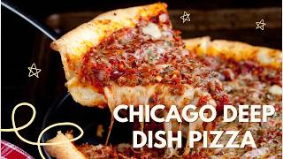 Homemade Chicago Deep Dish Pizza for Pizza Night
