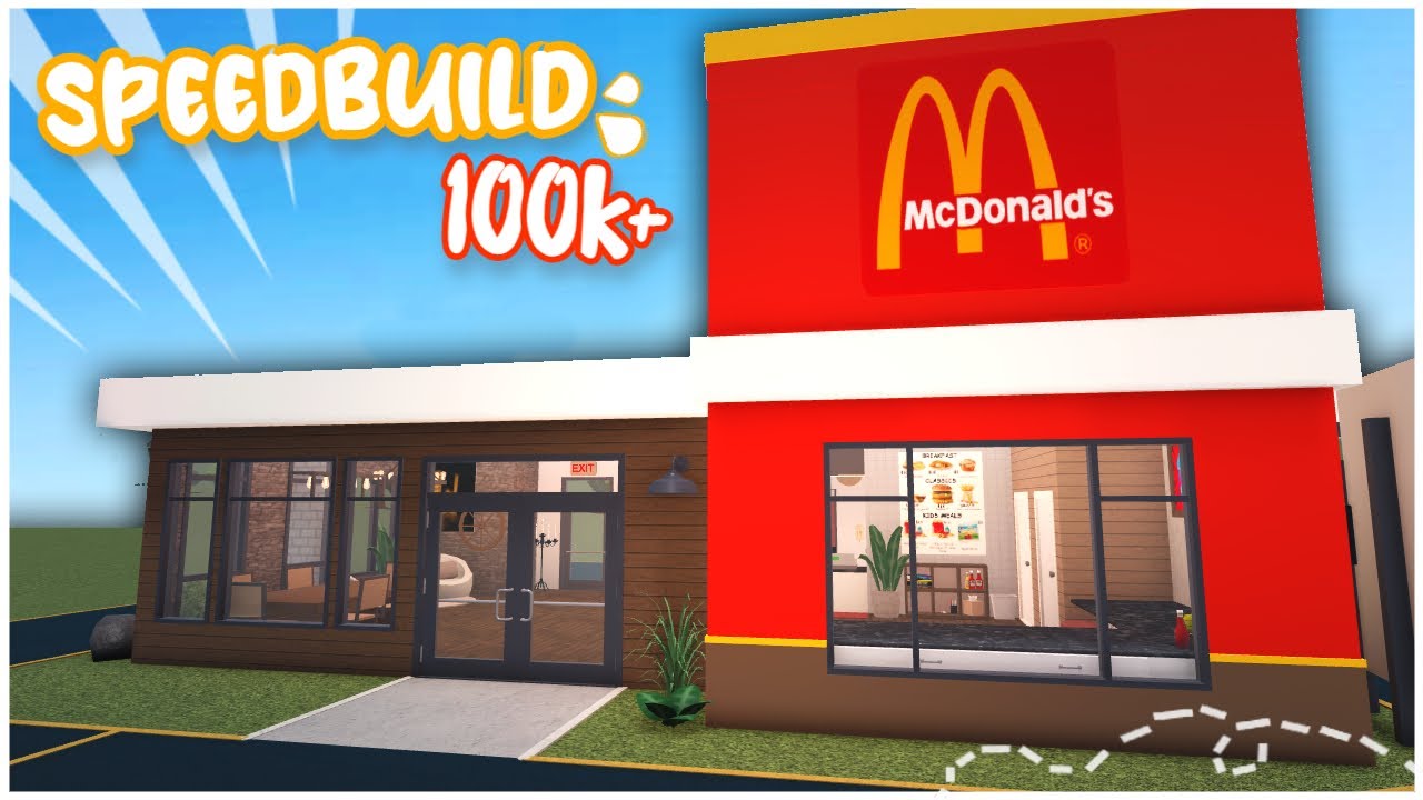 No Gamepass Mini Starbucks ☕, 30k, Speedbuild & Tour, Roblox Bloxburg