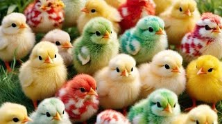 Chicken Little Lovely Chicksmummy Daddy Cute Chicks My Cute Hen Babies