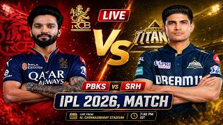 🔴 RCB  vs GT  LIVE 🏏 | 1st T20 Live Score + Hindi Commentary | IPL LIVE MATCH