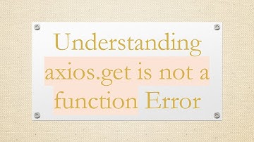 Understanding axios.get is not a function Error