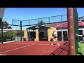 Mirra Andreeva Plays Padel at Miami Open