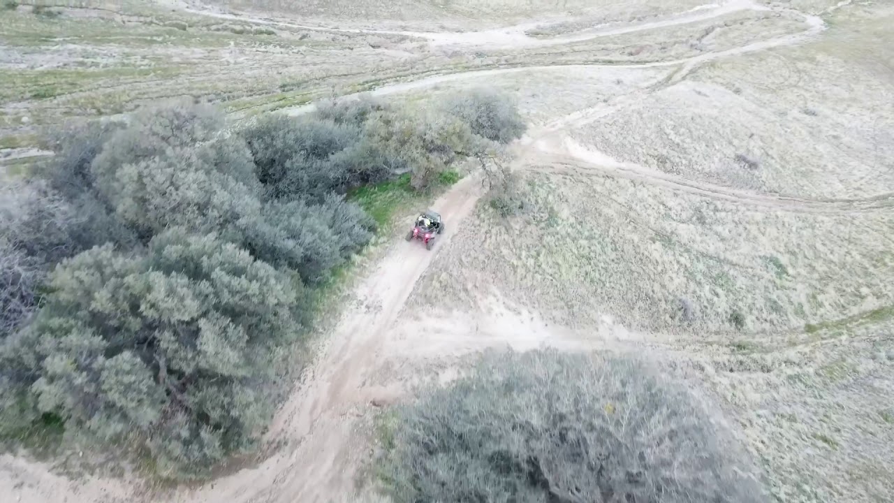 Polaris RZR, DJI Mavic chase footage. Hungry Valley OHV.
