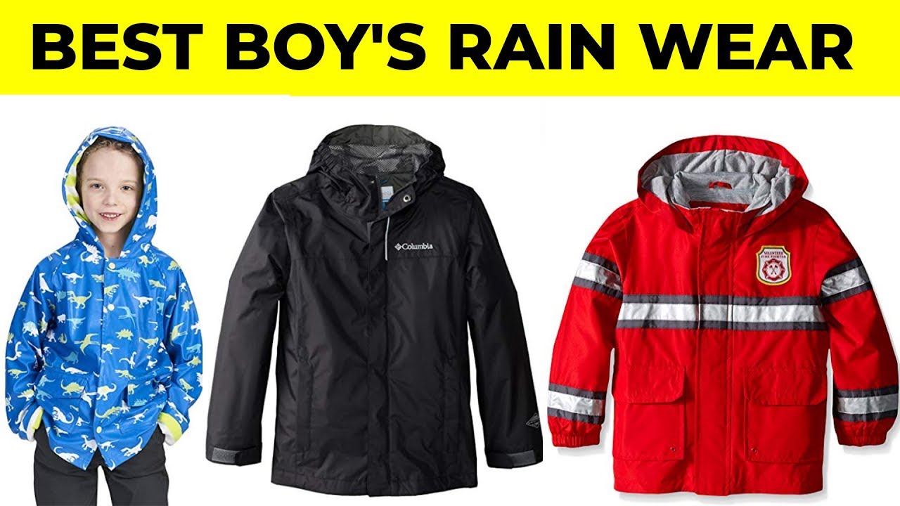 best boys rain jacket