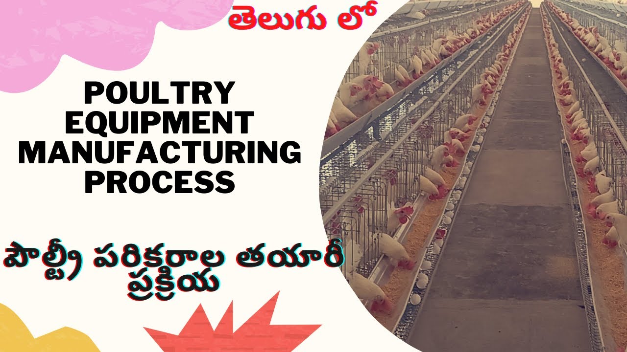 POULTRY EQUIPMENT MANUFACTURING PROCESS || POULTRY CAGES MANUFACTURING || In Telugu