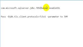 com microsoft sqlserver jdbc TDSChannel enableSSL in Java