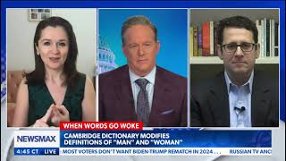Cambridge Dictionary Modifies Definitions of "Man" and "Woman" | Carrie Sheffield joins Newsmax