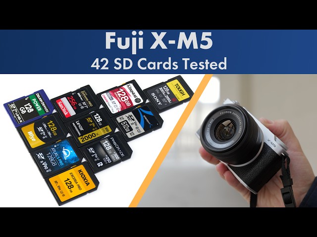 BEST SD CARD FOR Fujifilm X-M5 | 42 Memory Cards Tested - YouTube