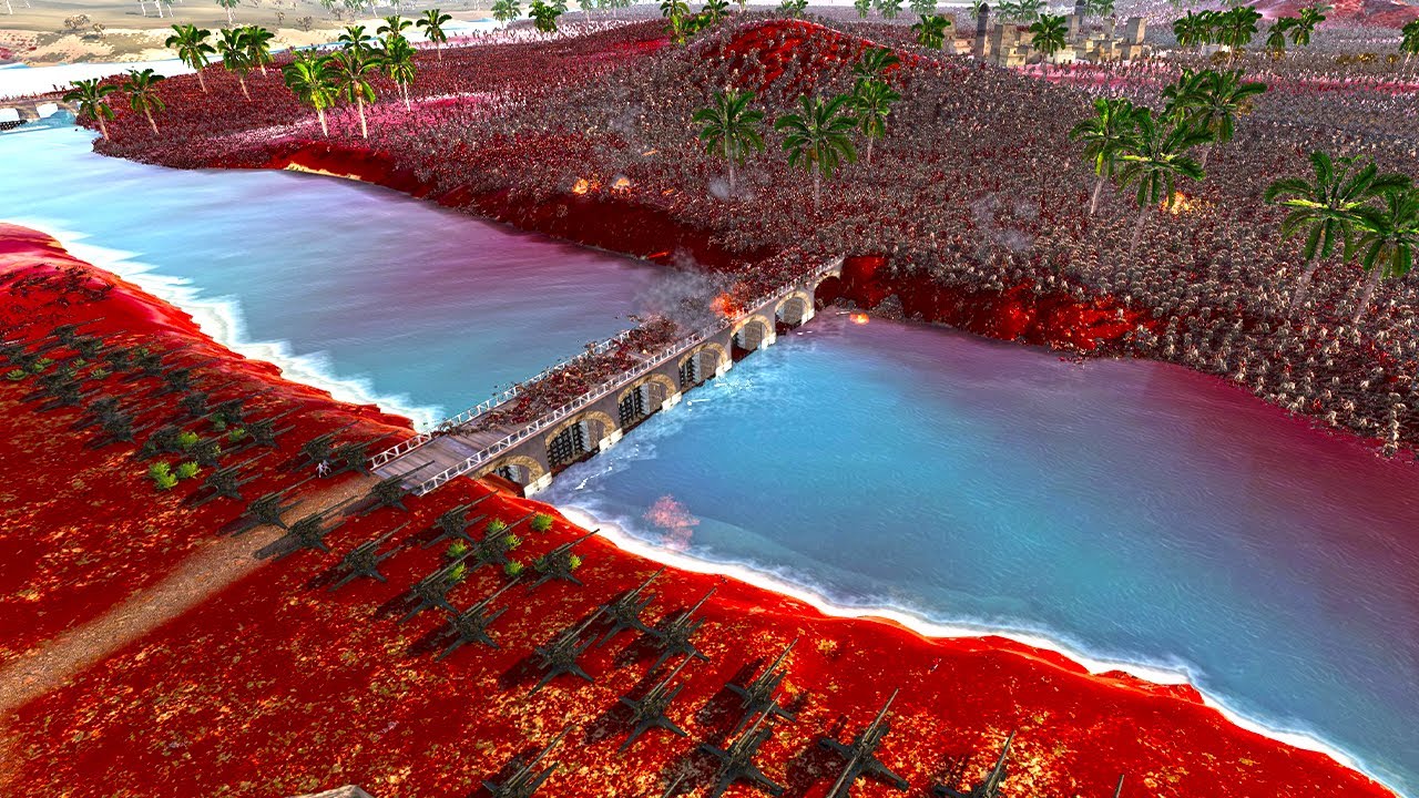 2,00,000 Trolls warrior's, 1 million ORCS, 1 million Zombies VS Delta forces !! UEBS 2